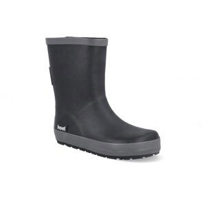 Koel Koel4Kids Wellie Bare Solid Black barefoot čižmy 28 EUR