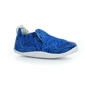 Bobux Scamp Organic Snorkel Blue topographic barefoot topánky 20 EUR