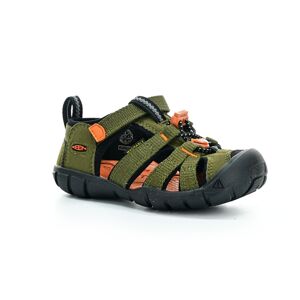 Keen Seacamp Dark Olive/Gold Flame (CNX) barefoot sandále 29 EUR