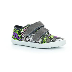 EF Barefoot Ef Seledyn graffiti černé barefoot tenisky 27 EUR