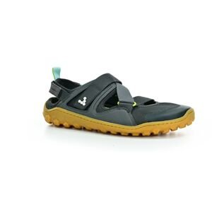 Vivobarefoot Tracker Sandal M Charcoal/Gum Textile barefoot sandále 42 EUR