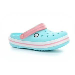 šľapky Crocs Crocband Clog K - Ice Blue/white 30 EUR