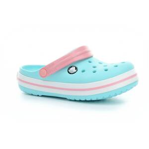 šľapky Crocs Crocband Clog K - Ice Blue/white 34 EUR