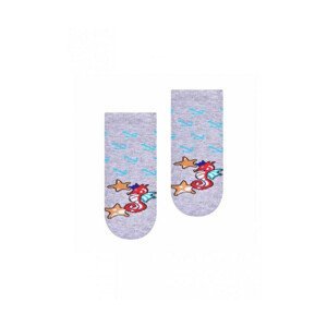 Steven Cotton Candy art.004 Chlapecké kotníkové ponožky, se vzorem