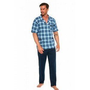 Cornette 318/44 Rozepínané Pánské pyžamo plus size
