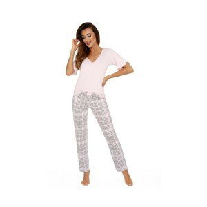 Donna Loretta růžová dlouhé kalhoty Dámské pyžamo