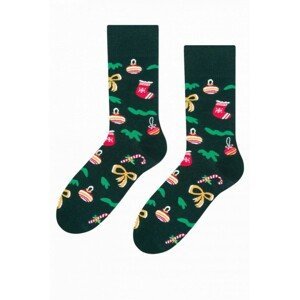 More Christmas Tree 079-256 zelené Pánské ponožky