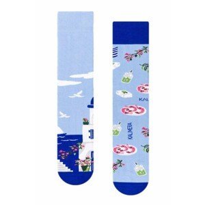 More Santorini 078-A063 modré Dámské ponožky