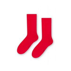 Steven 056 090 červené Pánské ponožky