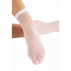 Fiore Bella 20 Den White Dámské ponožky