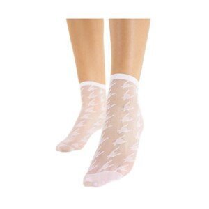 Fiore Rita 20 Den White Dámské ponožky