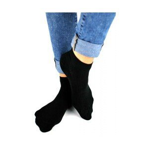 Noviti ST 001 U 02 černé Kotníkové ponožky