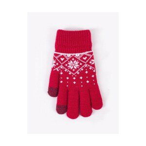 YO! Red-0019G Norweg zateplené Dětské rukavice