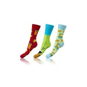 Bellinda Crazy Socks BE491004-305 3-pack Barevné ponožky
