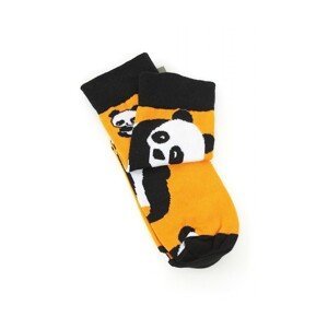 Skarpol 80 panda oranžové Pánské ponožky