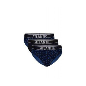 Atlantic 151 3-pak nie/gra/nie Pánské slipy