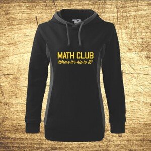 Dámska mikina s motívom Math club