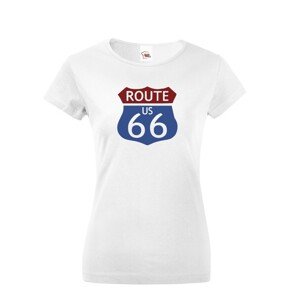 Dámské tričko - Route 66 - legenda ciest