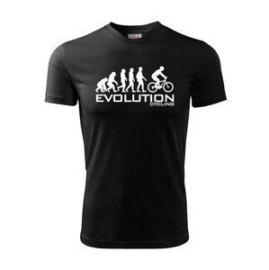 Pánske cyklo tričko Evolúcia cyklistiky. Najobľubenější motív v kategorií.