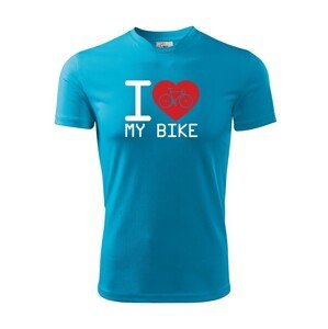 Pánské tričko pro cyklisty I love my bike - ideální dárek