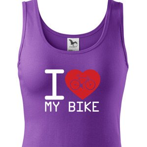 Dámské tričko pro cyklisty I love my bike - ideální dárek