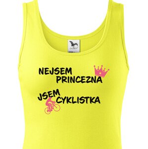 Dámske tričko nie som princezná, som cyklistka ako skvelý darček