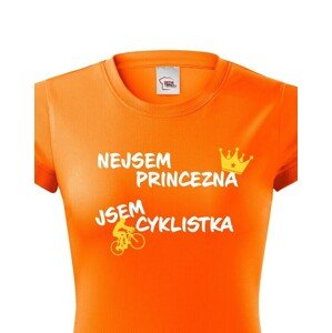 Dámske tričko nie som princezná, som cyklistka ako skvelý darček