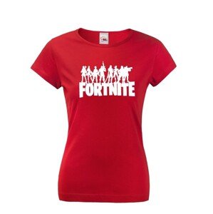 Dámske tričko s potlačou hry Fortnite - ideálne pre hráčky