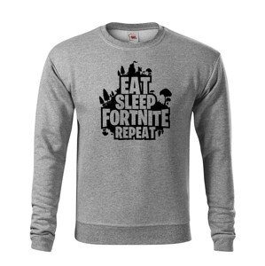 Detská mikina s potlačou  Eat Sleep Fortnite Repeat