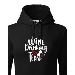 Dámská mikina Wine Drinking team - mikina pre pravé kamošky