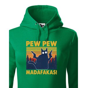 Dámská mikina - Pew Pew madafakas! - ideálny darček