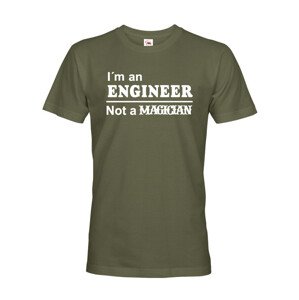 Pánské tričko s potiskem I am an engineer - dárek pro inženýra