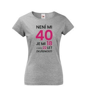 Dámské tričko k 40. narodeninám