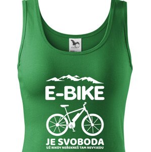 Originálne dámske cyklo tričko E-bike