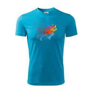 Pánské bežecké tričko s potlačou bežca - tričko pre milovníkov behu
