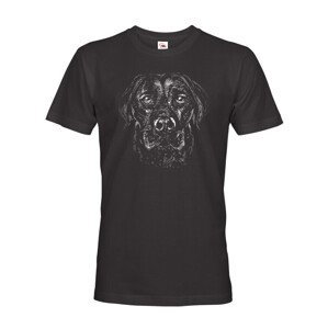 Pánske tričko pre psíčkarov s motívom Labrador