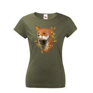 Dámské tričko s potlačou líšky - skvelý darček pre milovníčku zvierat