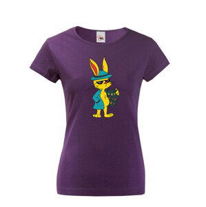 Dámské vtipné triko Veľkonočný zajac