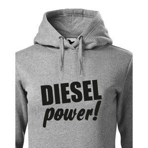 Dámska mikina s motívom Diesel power!