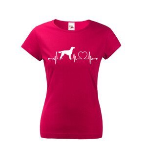 Dámské tričko pre milovníkov zvierat - Irský setr tep