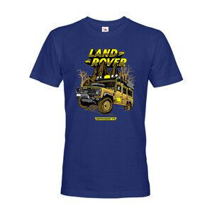 Pánské tričko s potlačou Land Rover Camel - tričko pre milovníkov aut