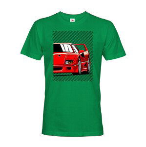 Pánské tričko s potlačou Ferrari F40- tričko pre milovníkov aut