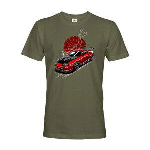 Pánské tričko s potlačou Toyota Supra JDM  -  tričko pre milovníkov aut