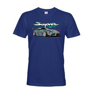 Pánské tričko s potlačou Toyota Supra MK5 HKS -  tričko pre milovníkov aut