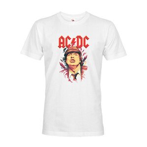 Pánské tričko s potiskem kapely AC/DC  - parádní tričko s potiskem rockové skupiny AC/DC