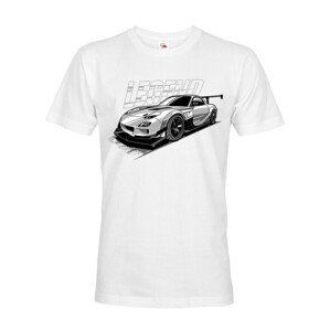 Pánské tričko s potiskem Mazda RX7 -  tričko pre milovníkov aut