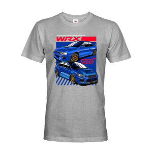 Pánské tričko s potiskem Subaru WRX STI 2 -  tričko pre milovníkov aut