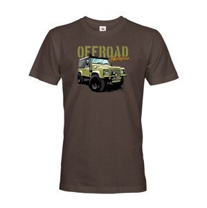 Pánské tričko s potlačou Land Rover Defender -  tričko pre milovníkov aut