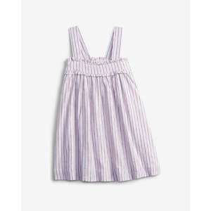 GAP Linen Stripe Šaty dětské Ružová