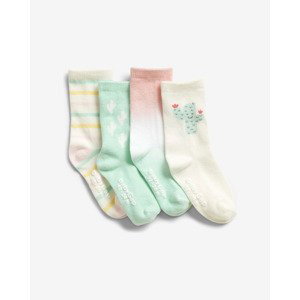 GAP Ponožky 4 páry detské Viacfarebná
